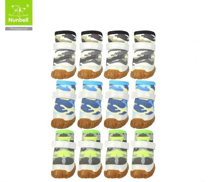 Kauçuk Tabanlı  Köpek Ayakkabı Kamuflaj No:4 Boyut 4 cm - 3,4 cm