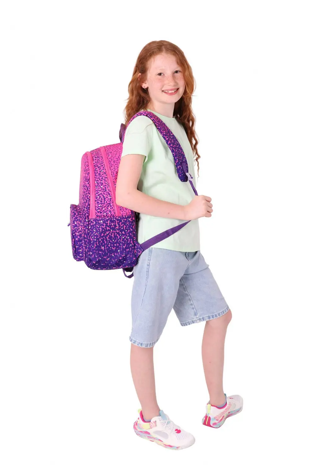 KAUKKO DOTS SIRT ÇANTASI PURFLE