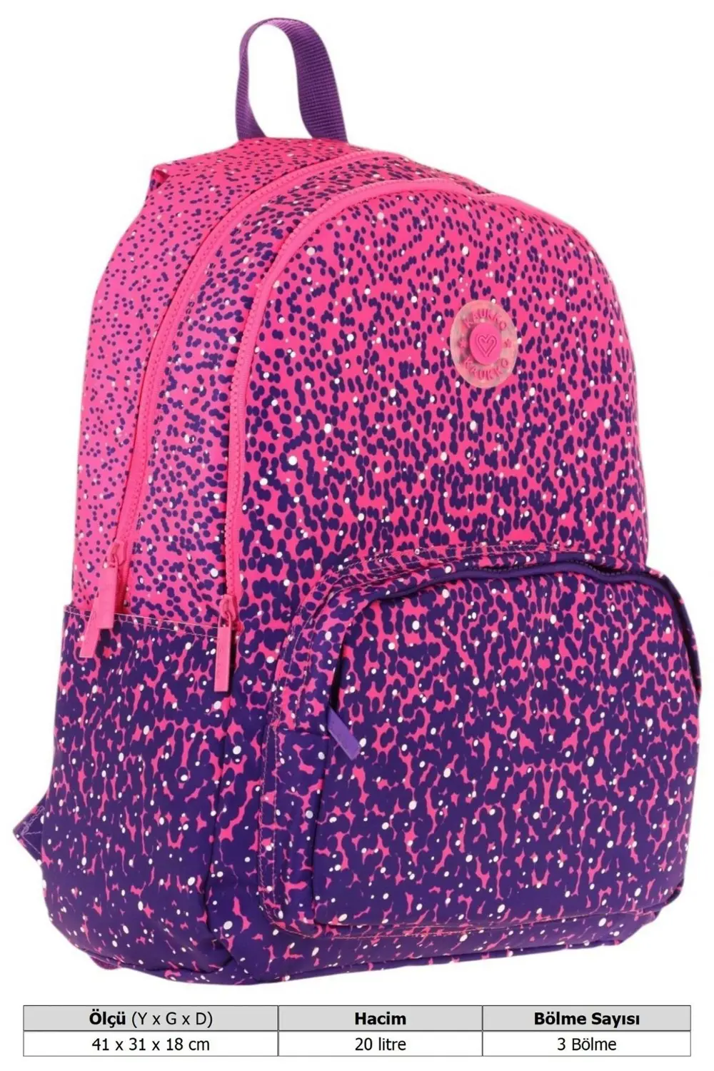 KAUKKO DOTS SIRT ÇANTASI PURFLE