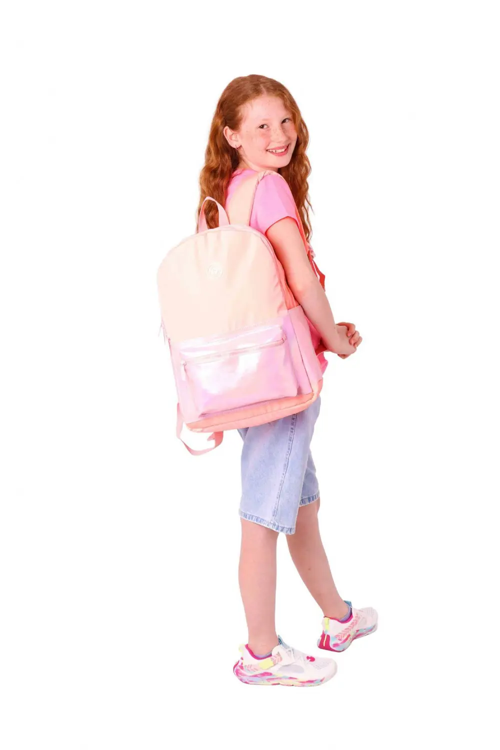 KAUKKO DOTS SIRT ÇANTASI SALMON