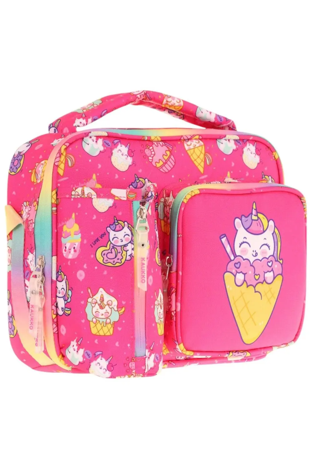 KAUKKO KIDS BESLENME ÇANTASI RUBER İCE CIREAM