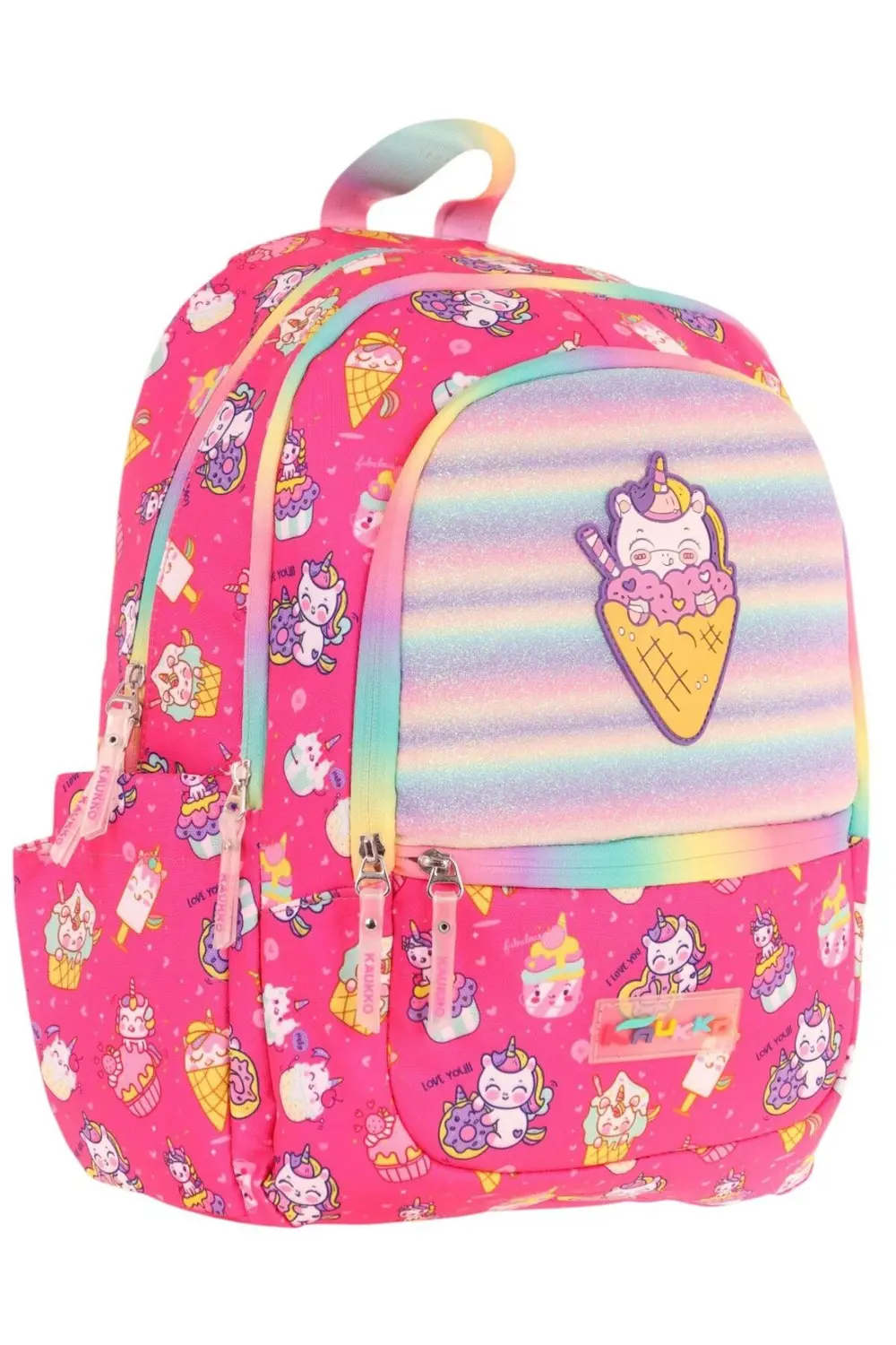 KAUKKO KIDS SIRT ÇANTASI RUBBER ICE CREAM