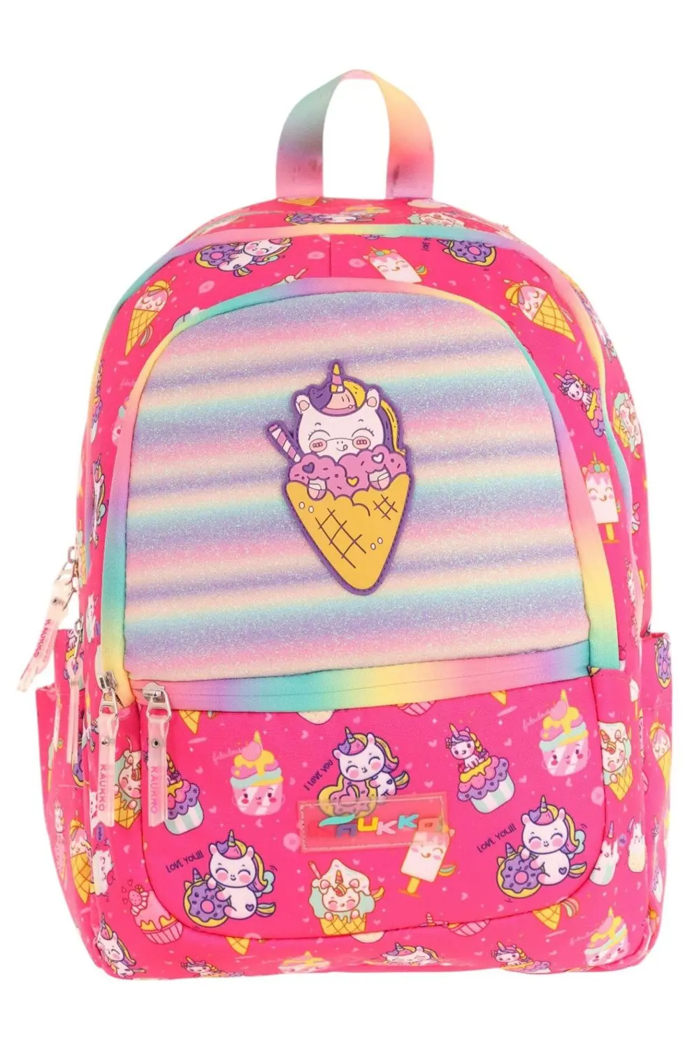 KAUKKO KIDS SIRT ÇANTASI RUBBER ICE CREAM