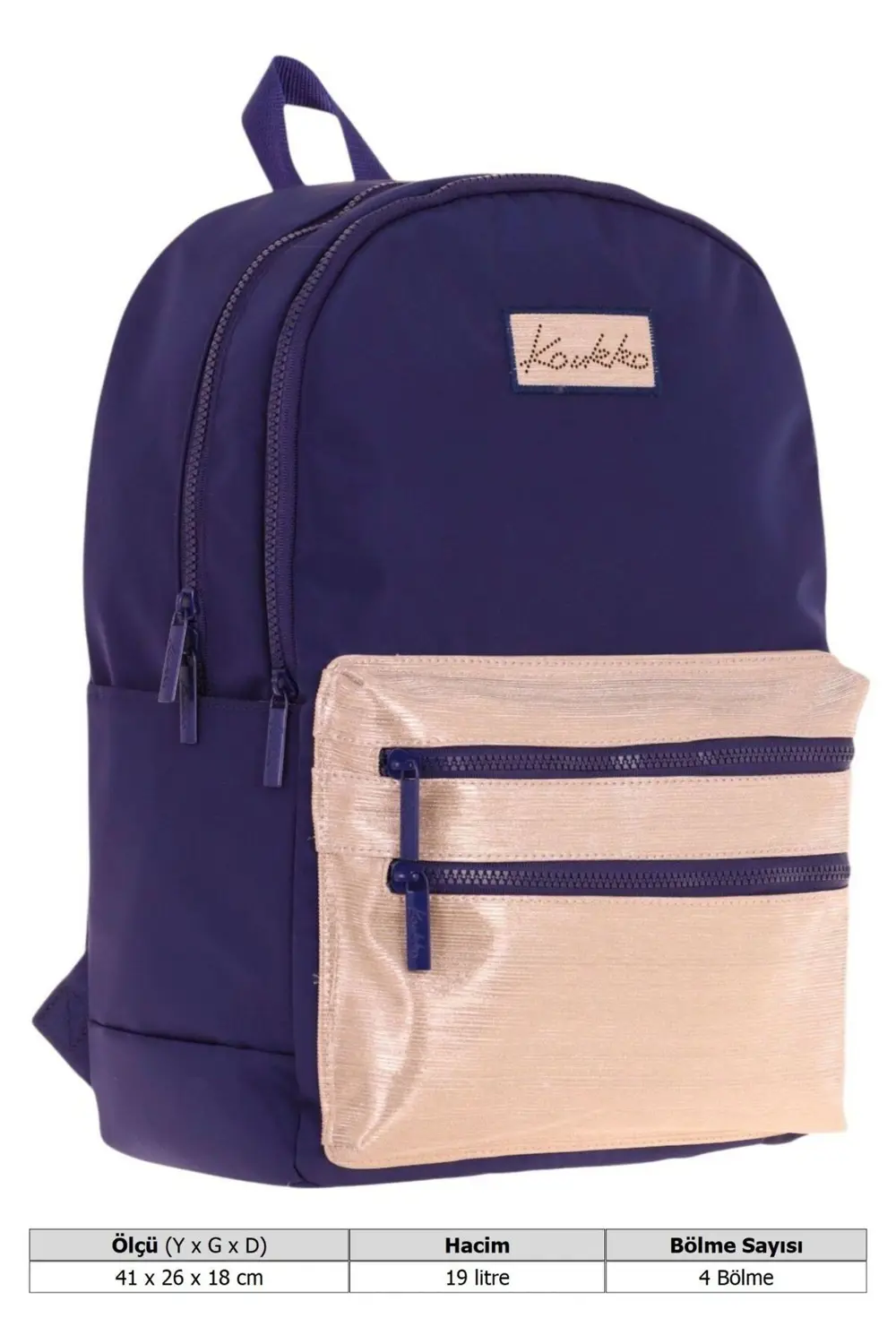 KAUKKO MAGIC DREAMS SIRT ÇANTASI LEATHER N. BLUE