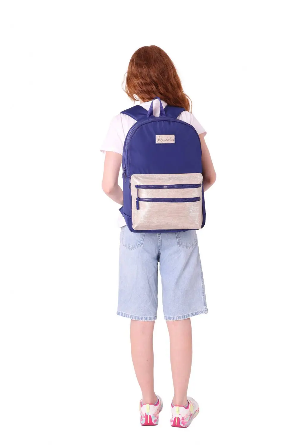 KAUKKO MAGIC DREAMS SIRT ÇANTASI LEATHER N. BLUE