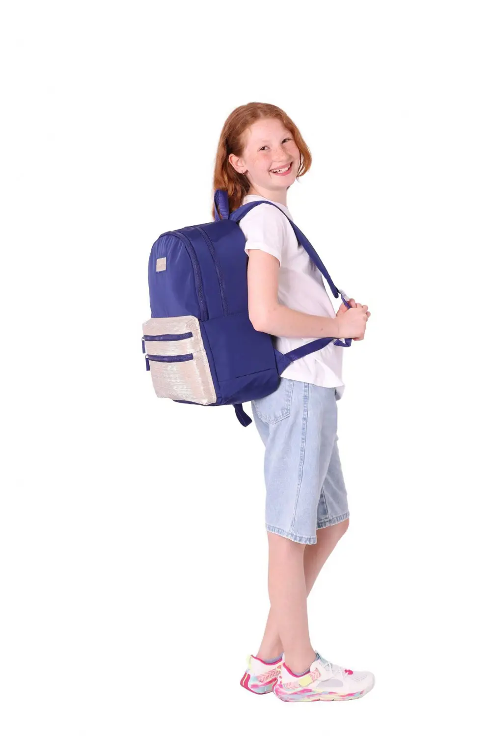 KAUKKO MAGIC DREAMS SIRT ÇANTASI LEATHER N. BLUE