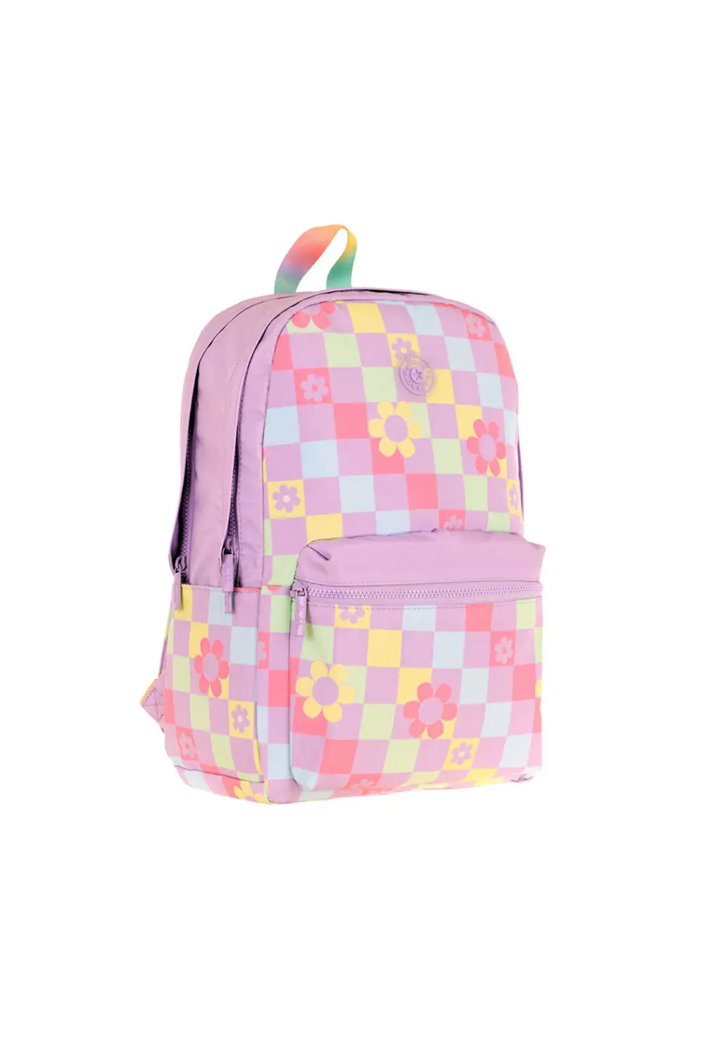 KAUKKO NATURE SOFT SIRT ÇANTASI LILAC FLOWERS