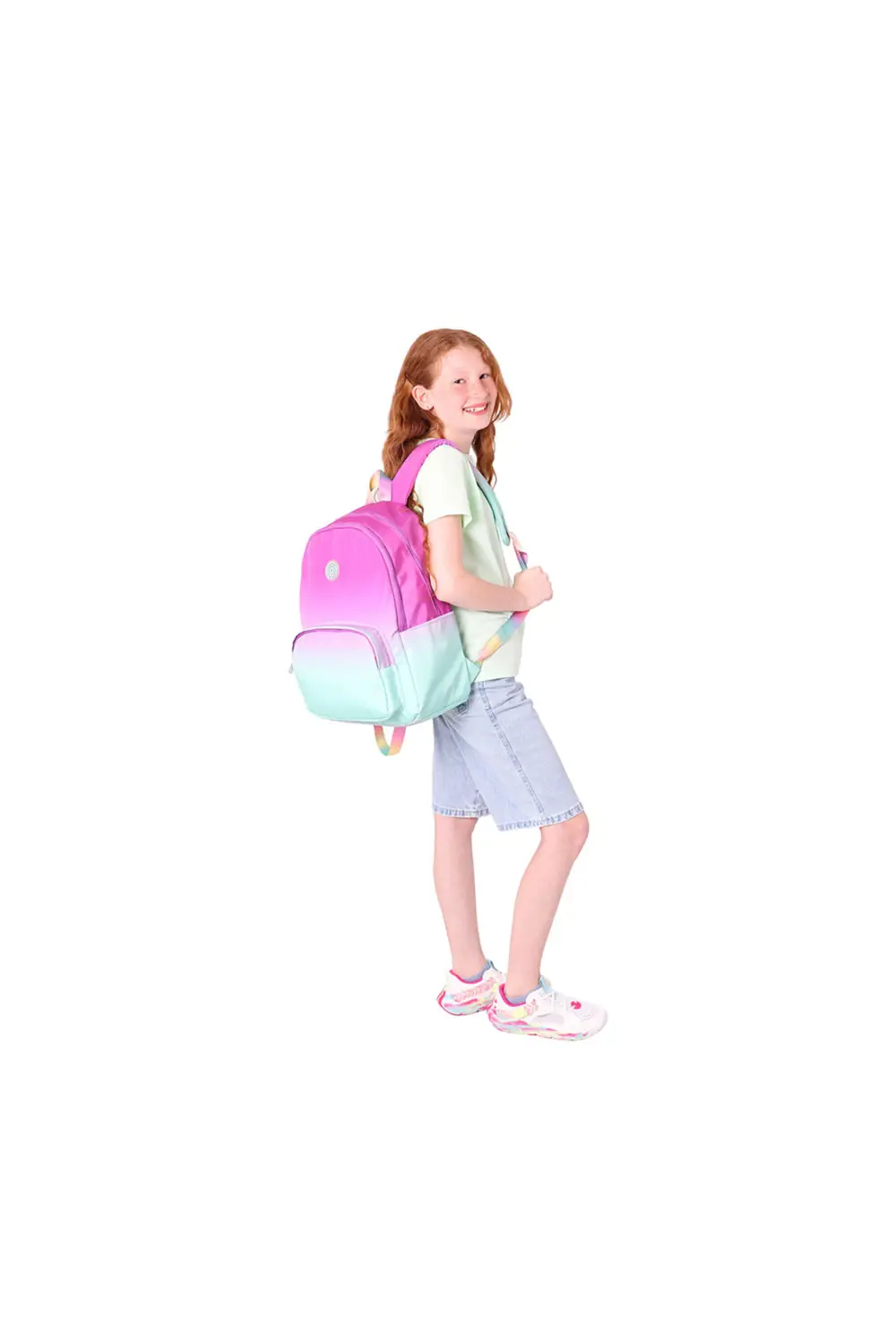 KAUKKO RAINBOW SIRT ÇANTASI PURPLE