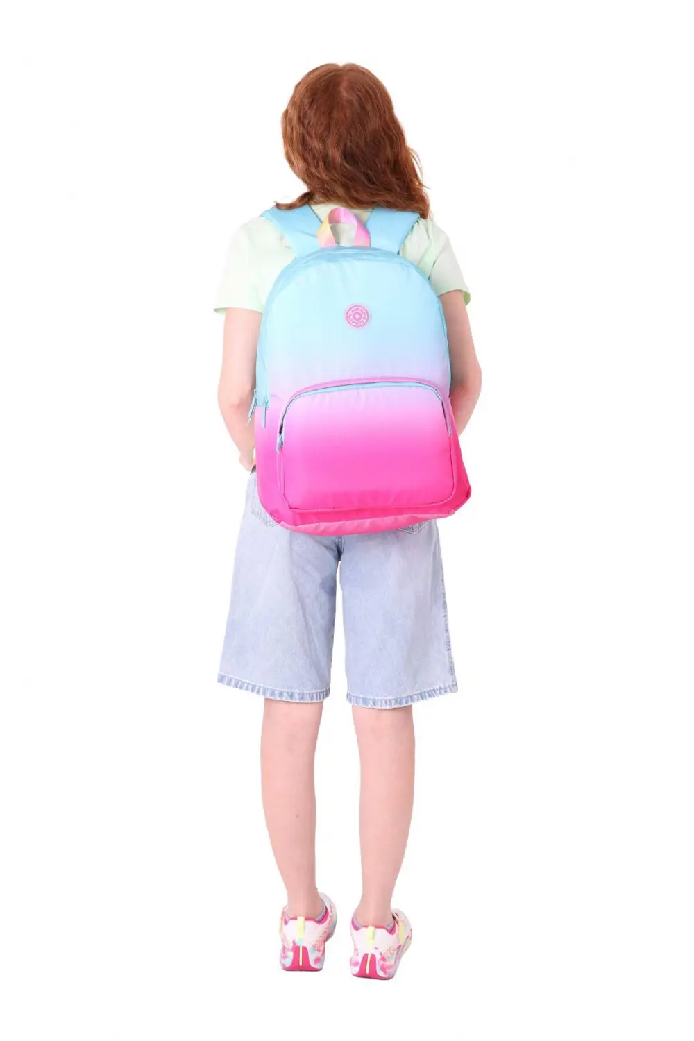 KAUKKO RAINBOW SIRT ÇANTASI(BLUE)