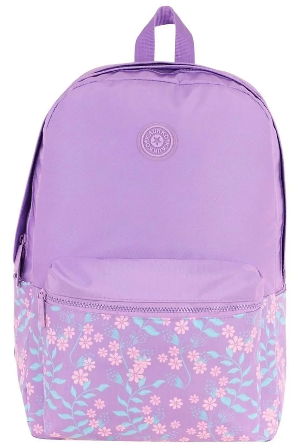 KAUKKO SOFT FLORAL SIRT ÇANTASI LILAC FLOWERS