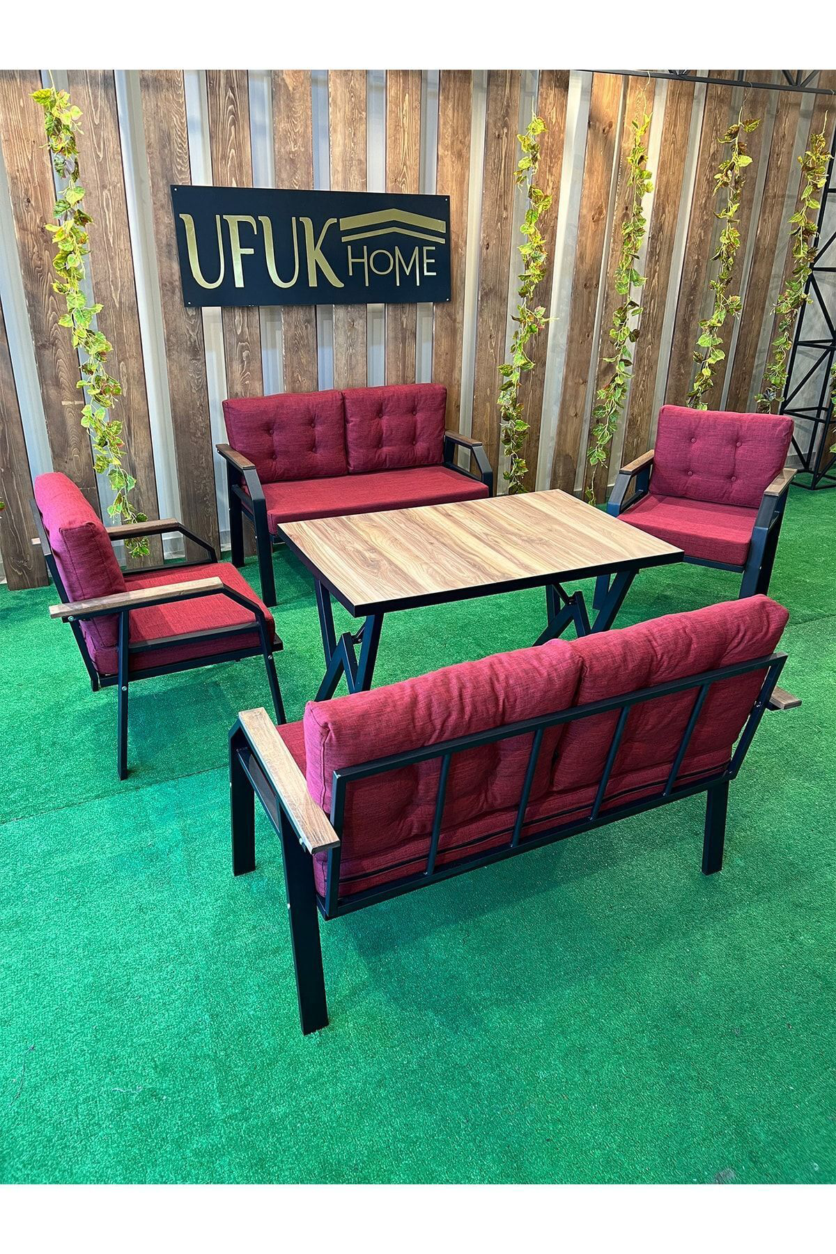 Kavacık 2+2+1+1+masa Bahçe Mobilyası, Balkon Çay Seti, Bahçe Kolt