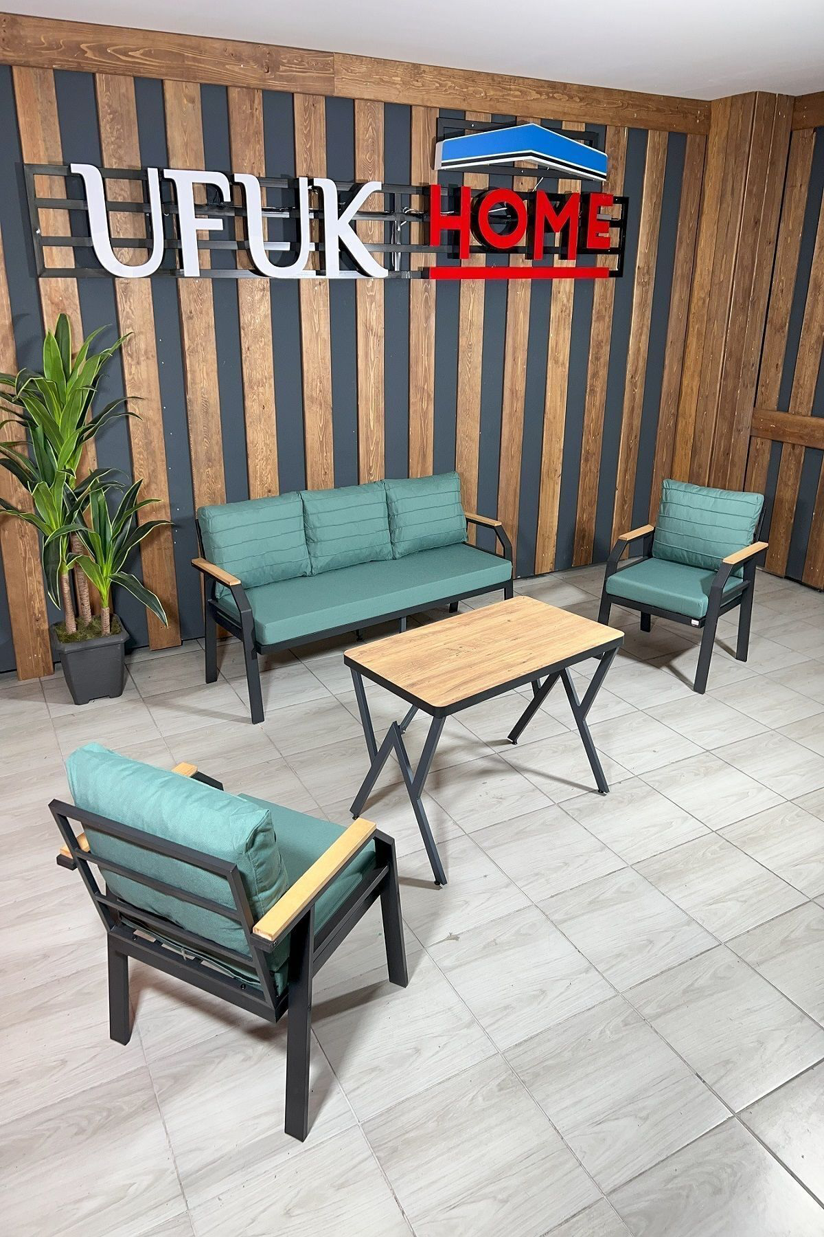 Kavacık 3+1+1+masa Bahçe Mobilyası, Balkon Çay Seti, Bahçe Koltuk