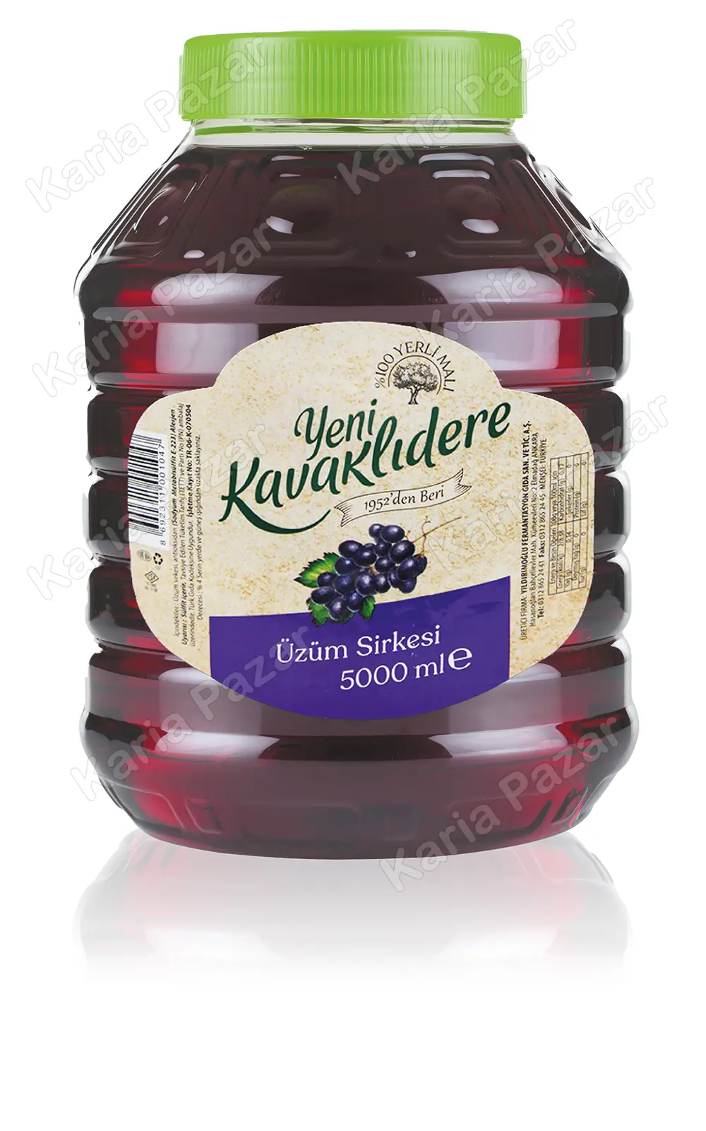 Kavaklıdere Üzüm Sirkesi 5 Lt | Turşuluk Ve Salatalar İçin Doğal Kavaklıdere Üzüm Sirkesi 5 Lt | Turşuluk Ve Salatalar İçin Doğal