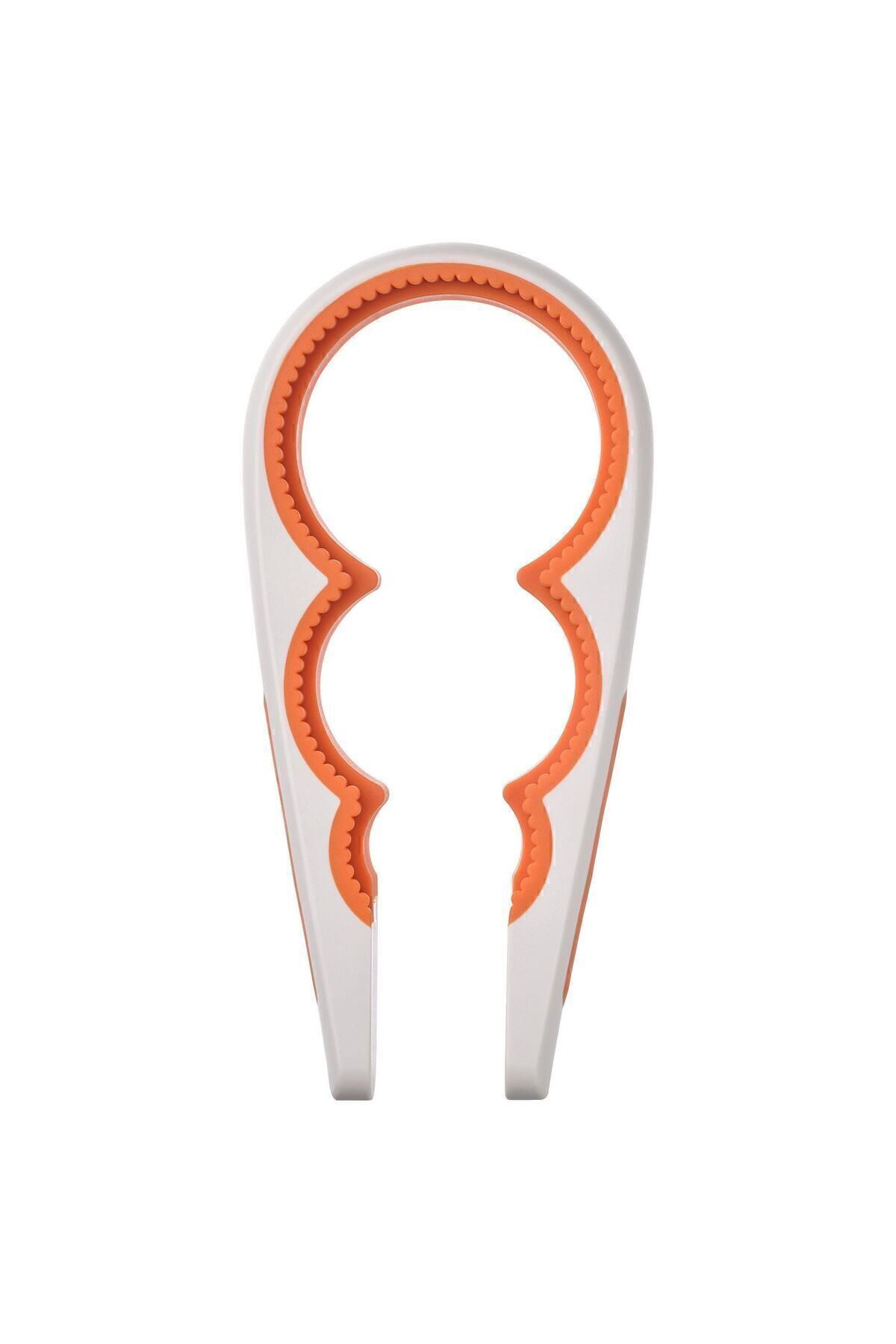 İkea Kavanoz Açacağı, Beyaz-Turuncu 21 Cm Pratik Mutfak Gereçleri