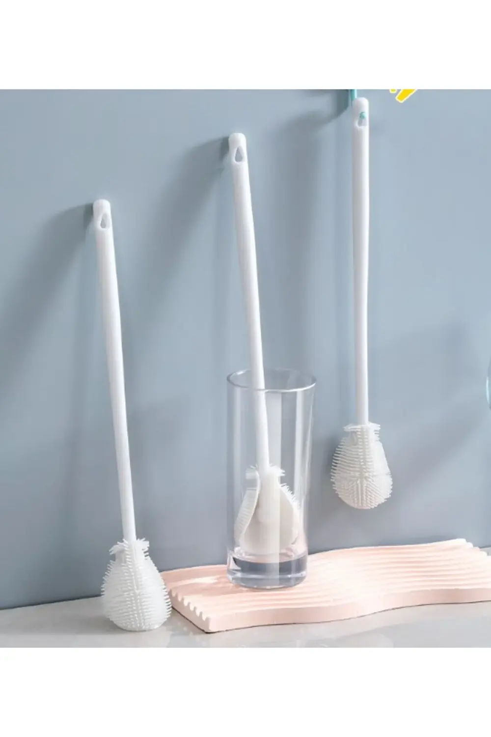 Kavanoz ve Biberon Yıkama Fırçası Silikon