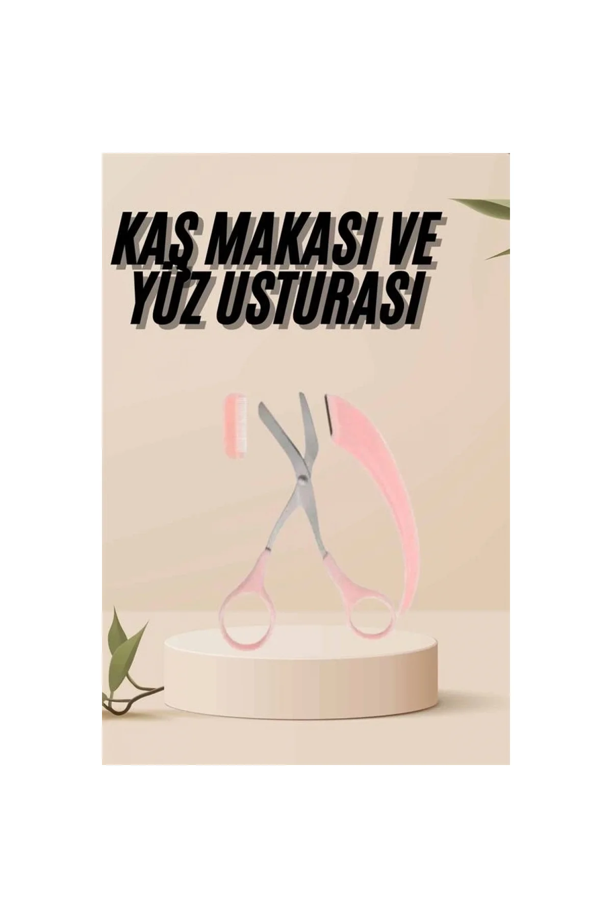 Kavisli Kaş Kirpik Düzeltici Bıyık Alma Taraklı Kaş Makası Yüz Bakım Seti Makas Kavisli Kaş Kirpik Düzeltici Bıyık Alma Taraklı Kaş Makası Yüz Bakım Seti Makas - Görsel 2