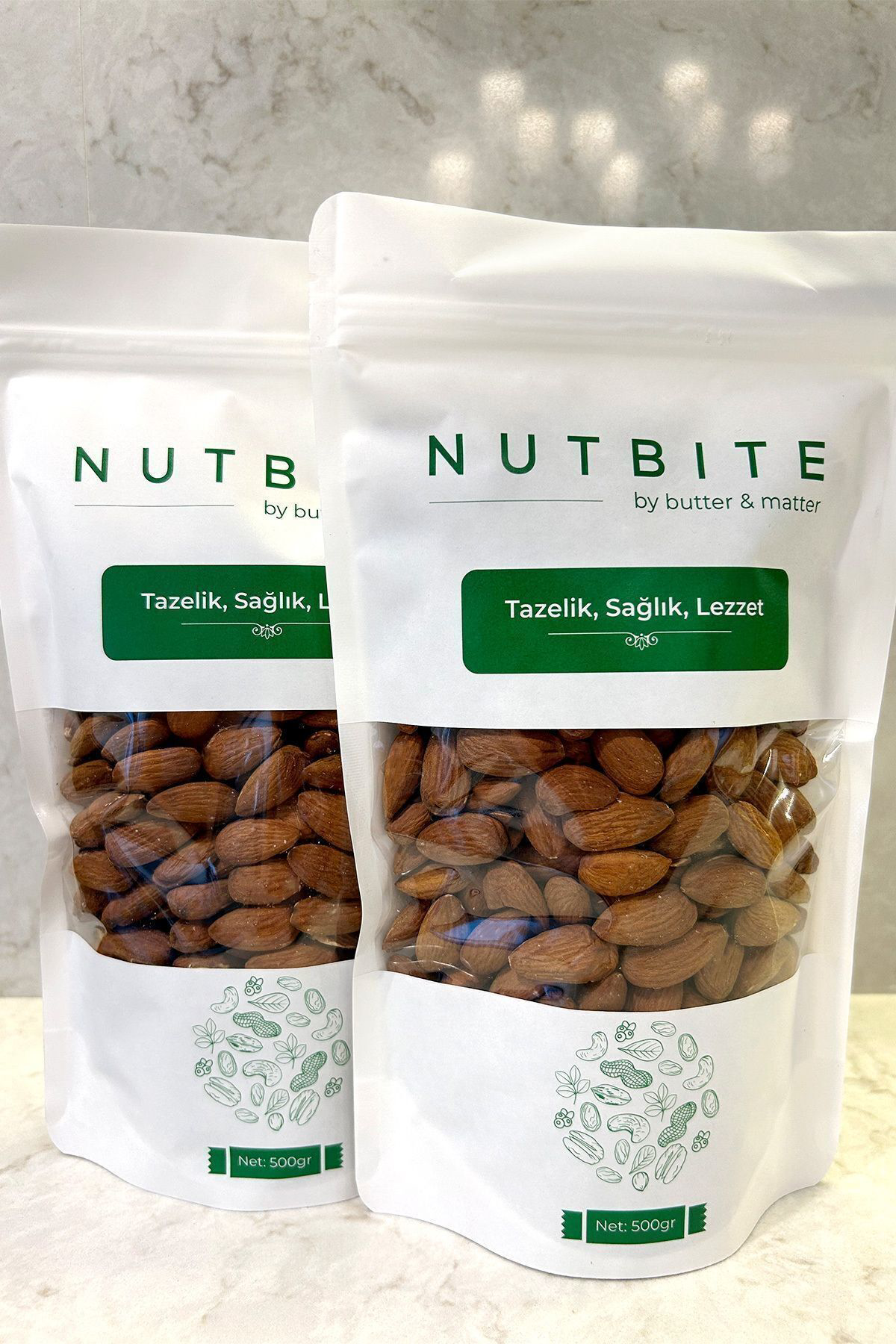 Kavrulmuş Badem Içi 1kg - Jumbo Boy - Taptaze Yeni Mahsül - Hafif