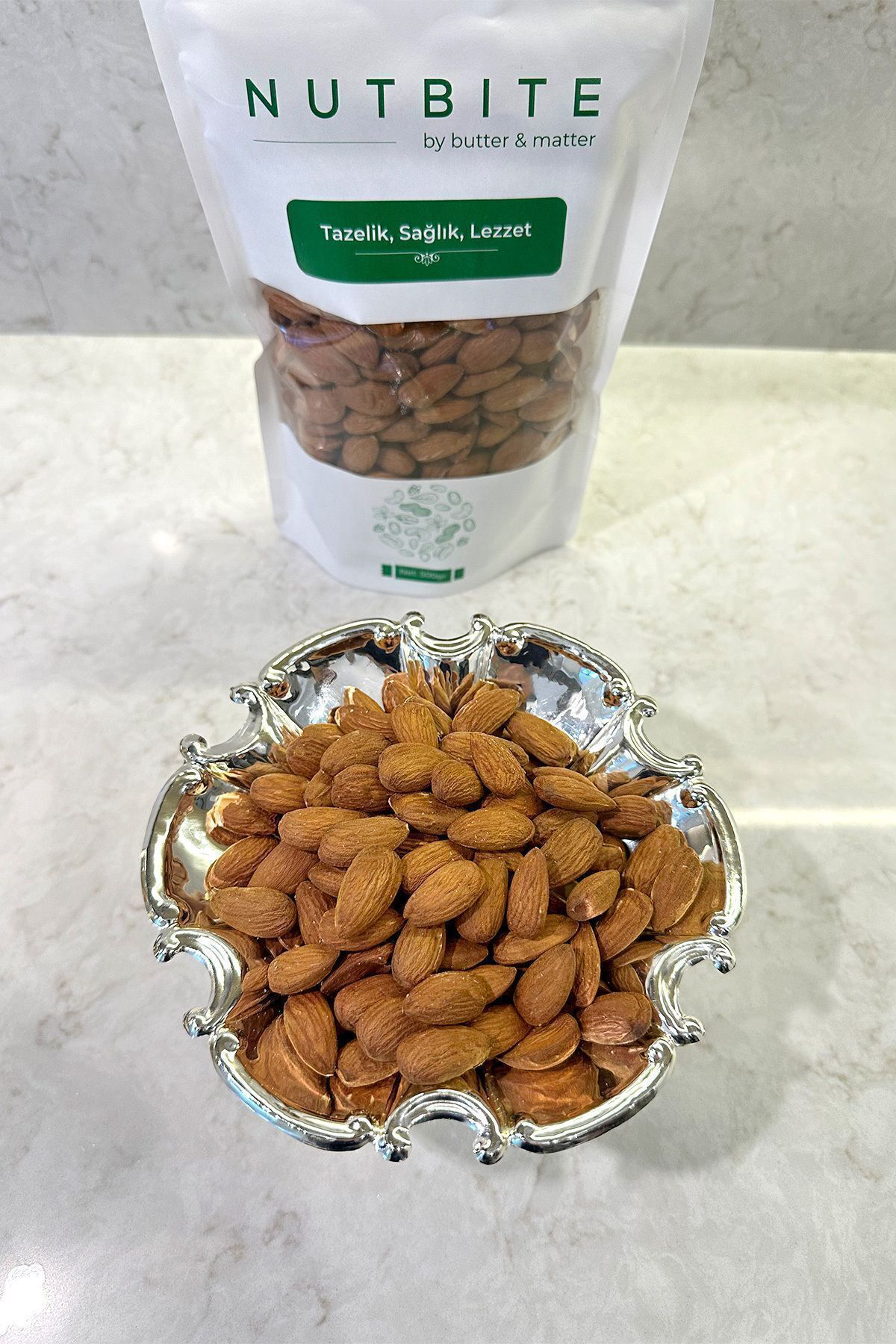 Kavrulmuş Badem Içi 500gr - Jumbo Boy - Taptaze Yeni Mahsül - Haf