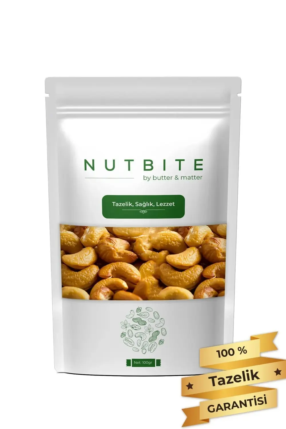 Kavrulmuş Kaju 100gr - Yağlı & Tuzlu - Taptaze Yeni Mahsül - Atış