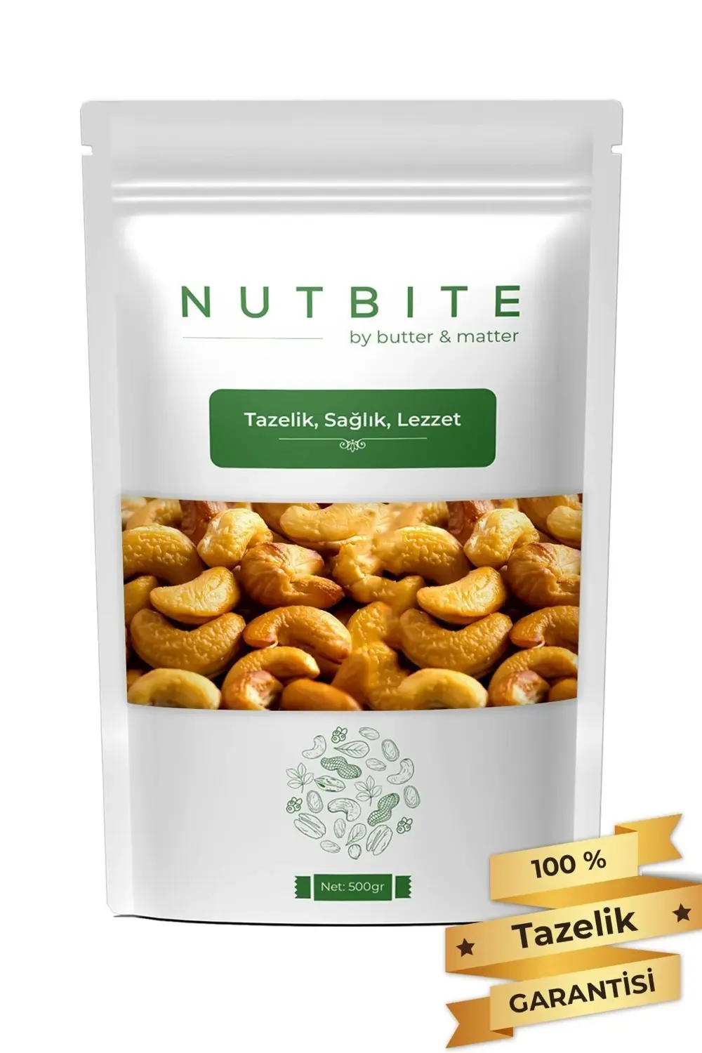 Kavrulmuş Kaju 500gr - Yağlı & Tuzlu - Taptaze Yeni Mahsül - Atış