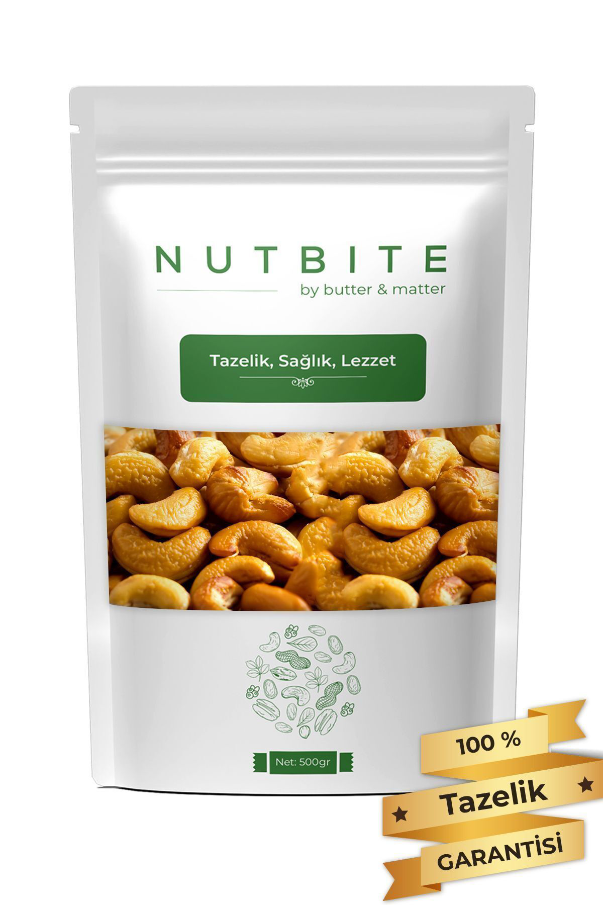 Kavrulmuş Kaju 500gr - Yağlı & Tuzlu - Taptaze Yeni Mahsül - Atış