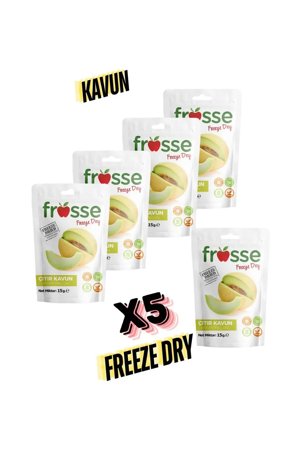 Kavun Kıtırı - Freeze Dried - Üretici Firmadan Dondurularak Kurut