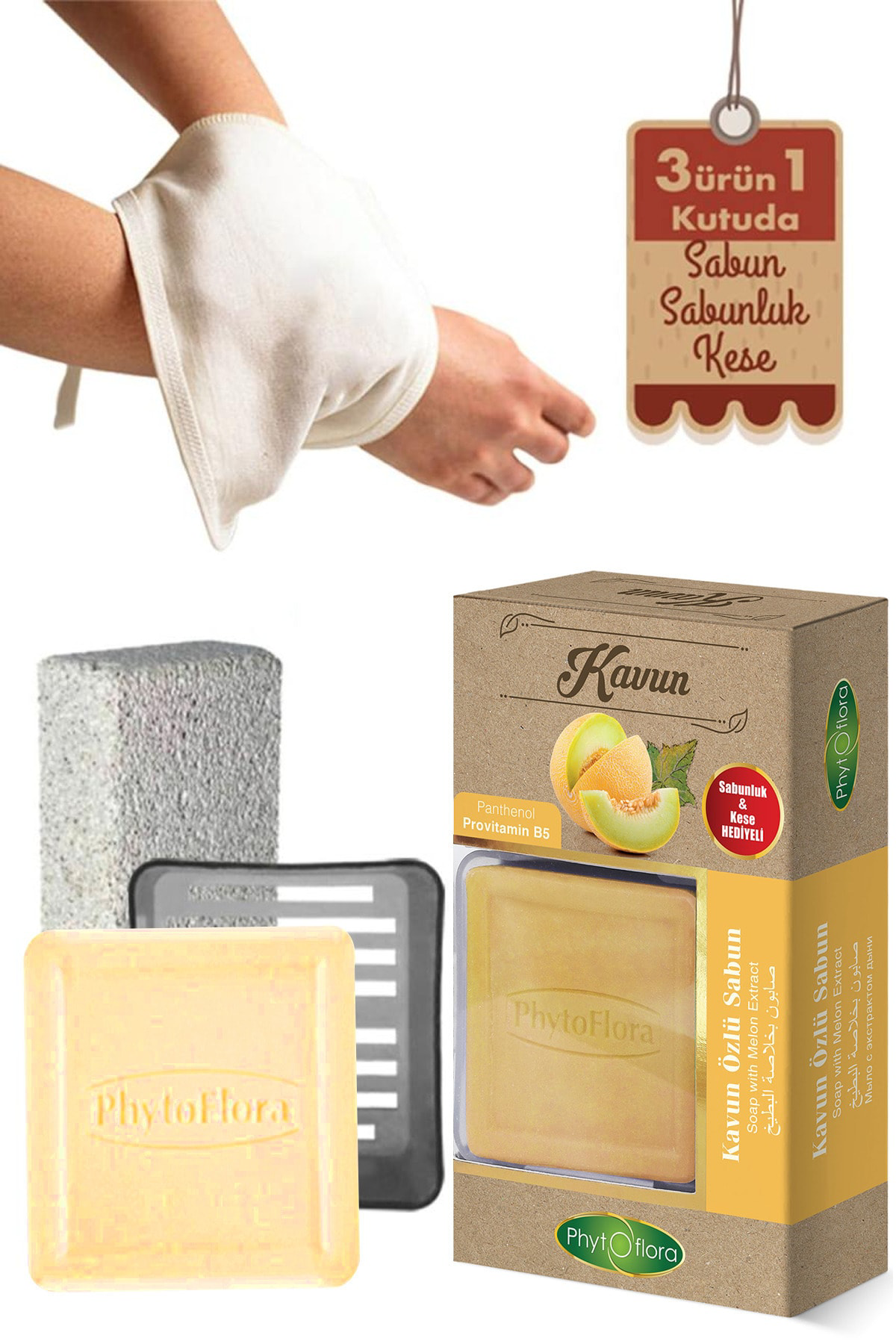 Kavun Sabunu Ve Banyo Kesesi, Katı Sabunluk