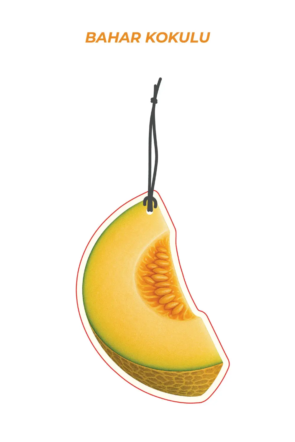 Kavun Tasarımlı Araç İçi Kokusu & Dekoratif Oto Kokusu Aksesuarı