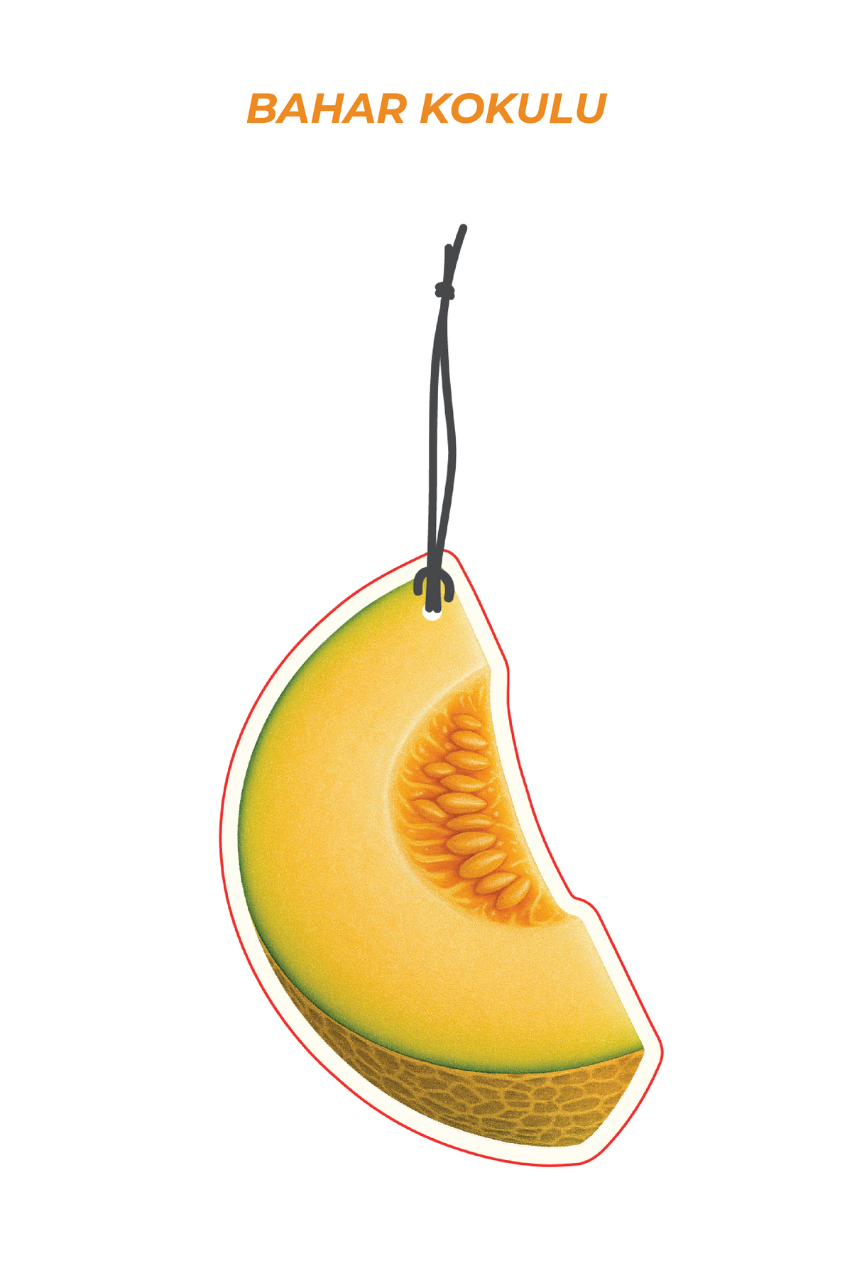 Kavun Tasarımlı Araç İçi Kokusu & Dekoratif Oto Kokusu Aksesuarı 