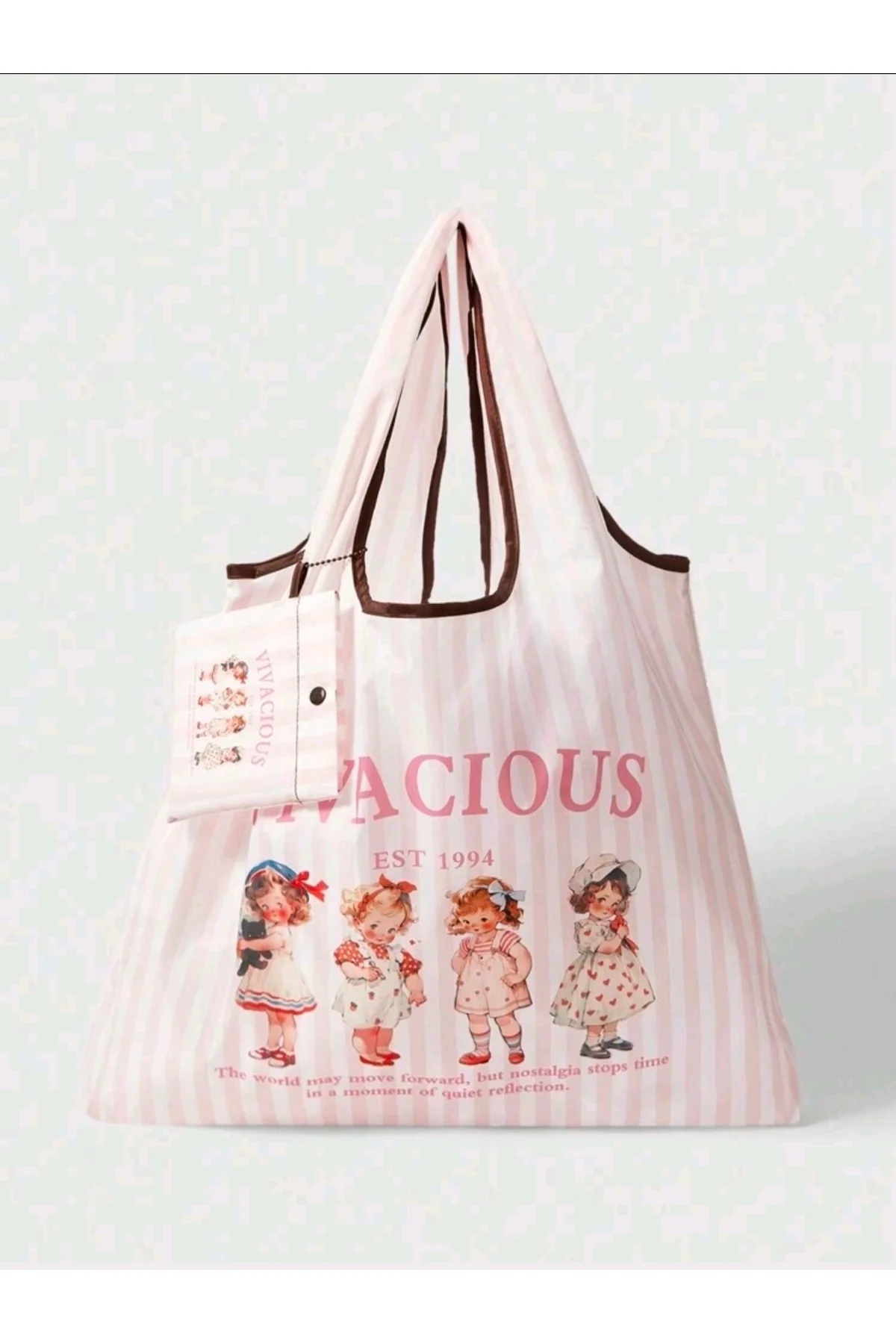 Kawaai Strawberry Shortcake Katlanabilir Alışveriş Çantası