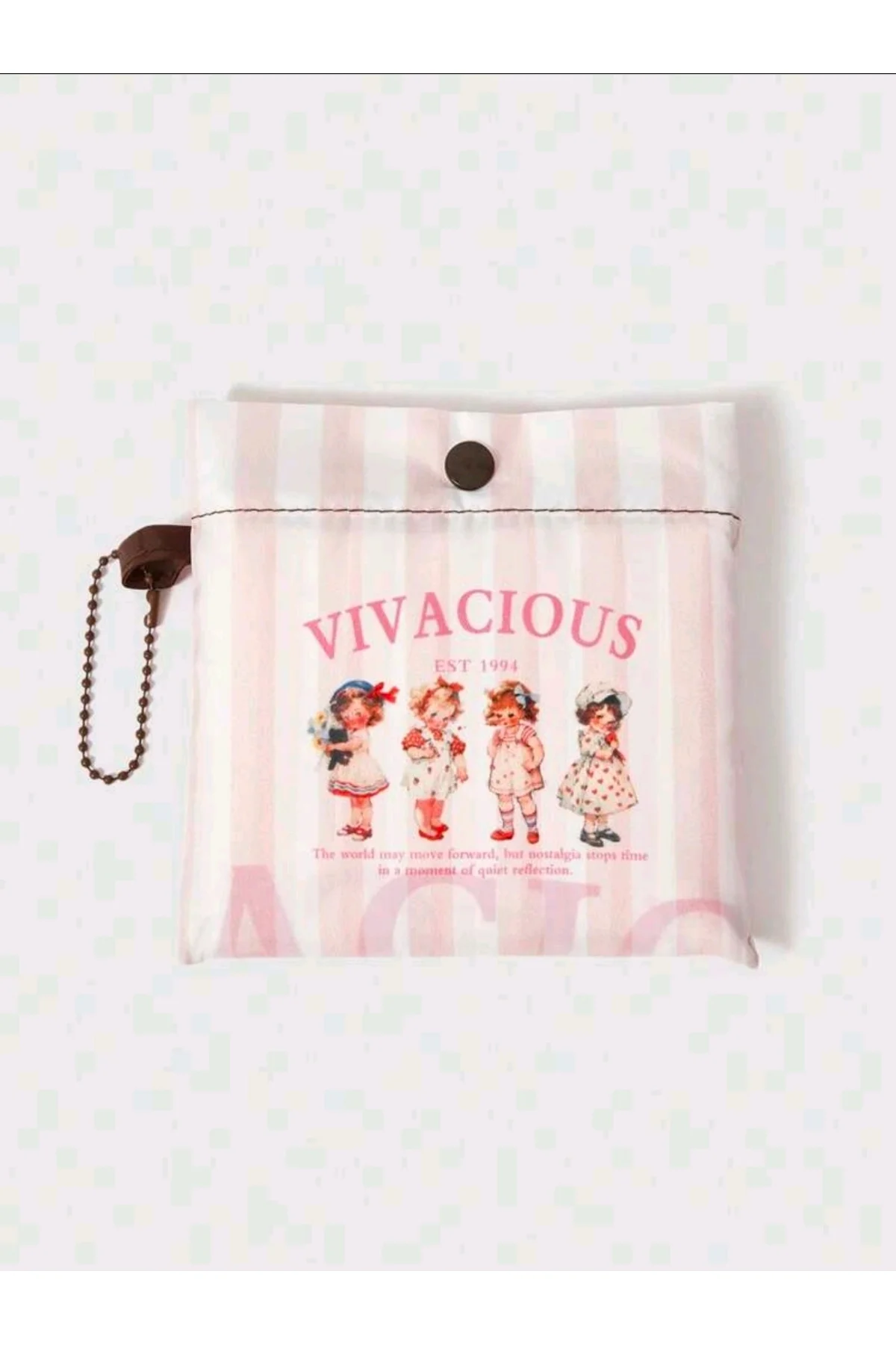 Kawaai Strawberry Shortcake Katlanabilir Alışveriş Çantası