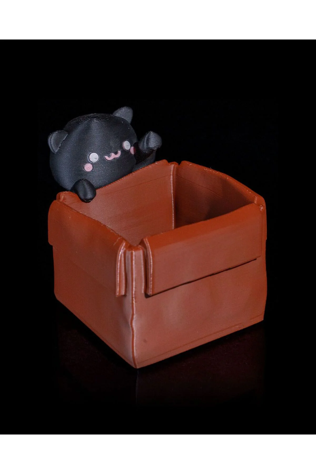 Kawaii Cat Mini Kutu Anime Kedi Saklama Kutusu