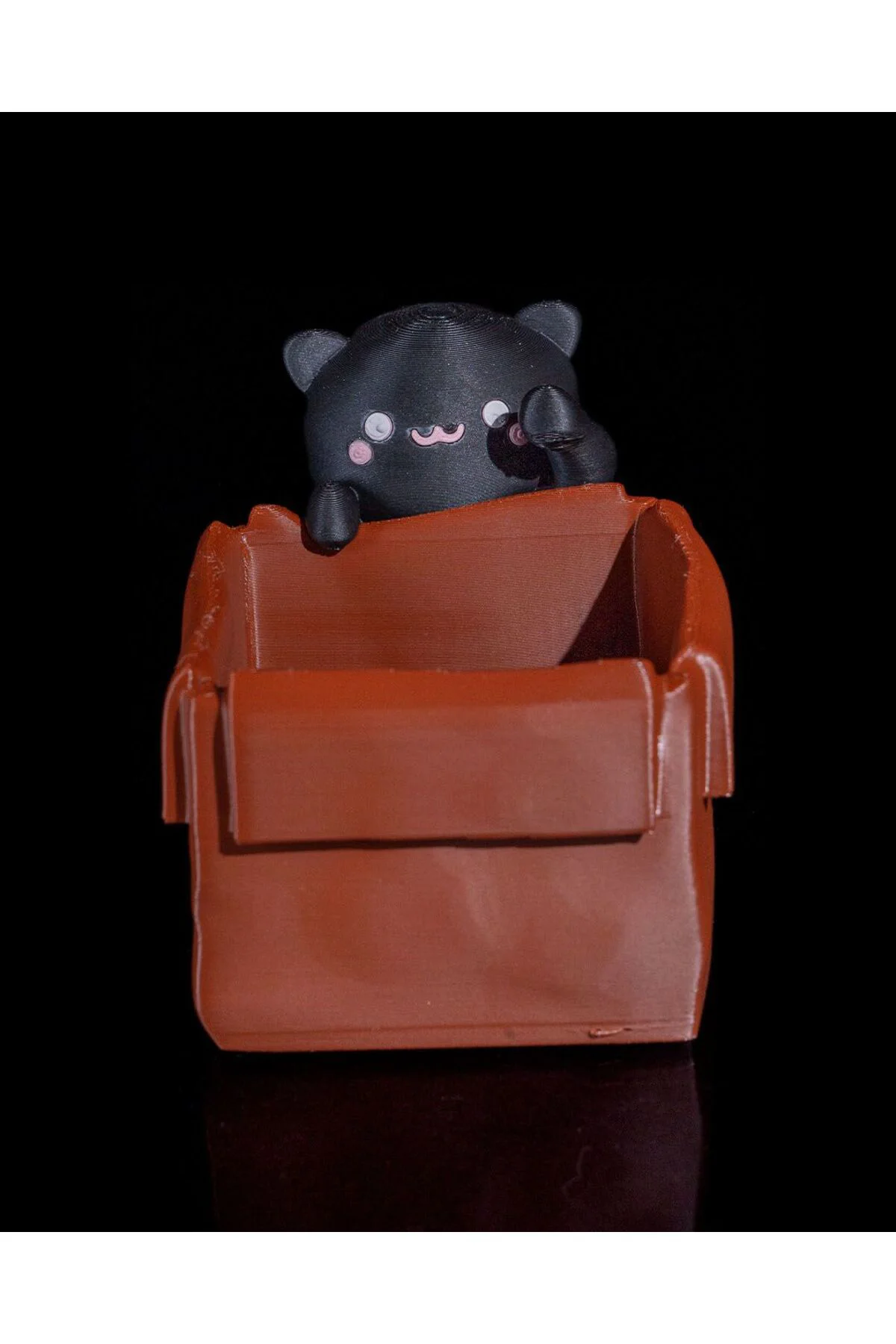 Kawaii Cat Mini Kutu Anime Kedi Saklama Kutusu