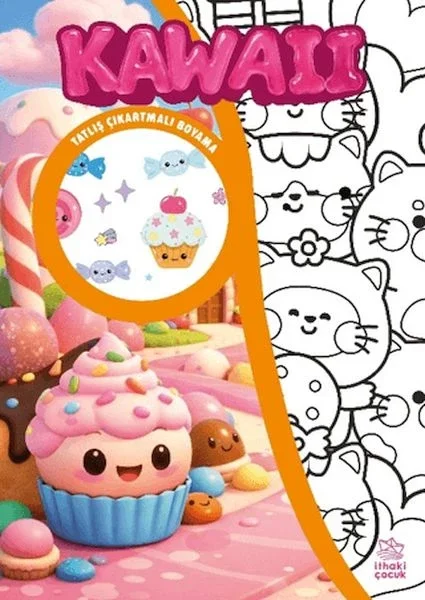 Kawaii Çıkartmalı Boyama Kitabı Fiyatı, Yorumları ve Özellikleri
