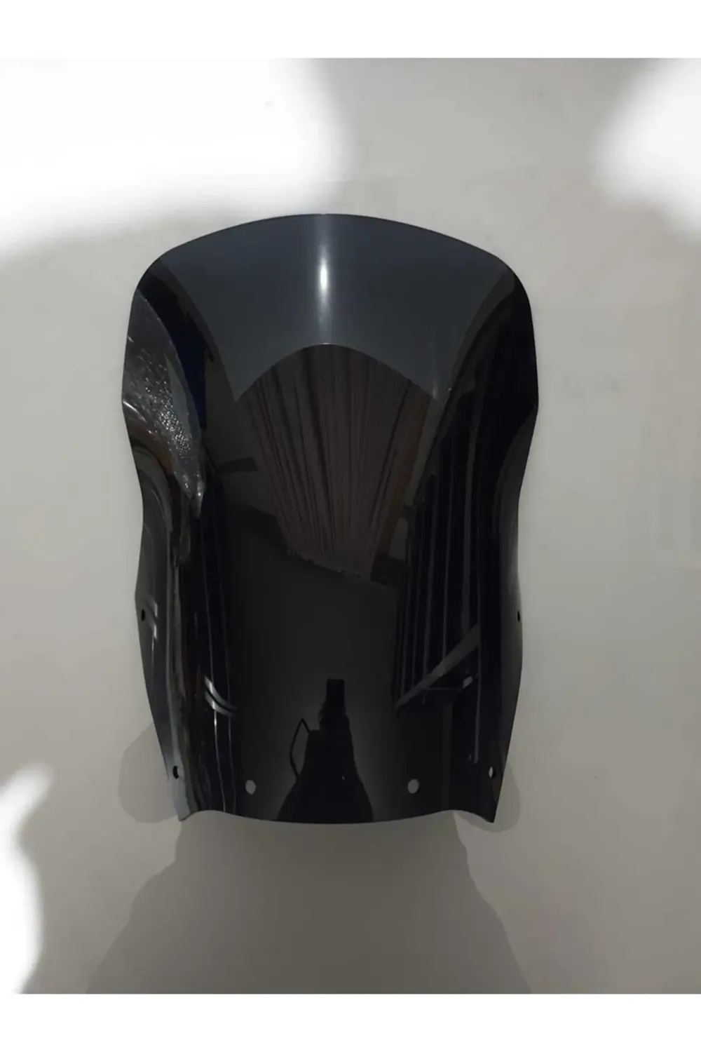 Kawasaki KLE 500 Ön Cam 1991-2004 Model 45cm Siyah Renkli 4mm UZU