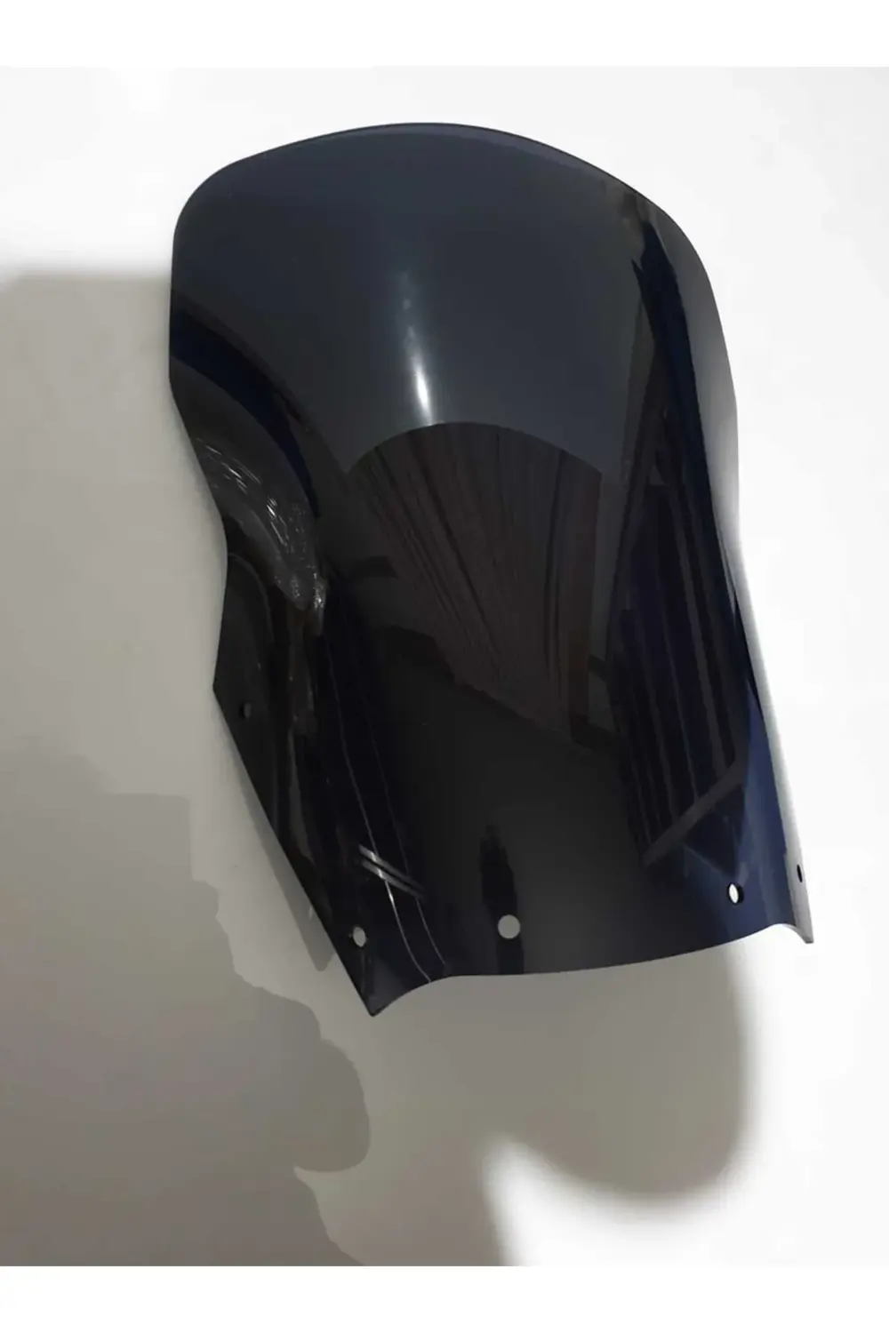 Kawasaki KLE 500 Ön Cam 1991-2004 Model 45cm Siyah Renkli 4mm UZU