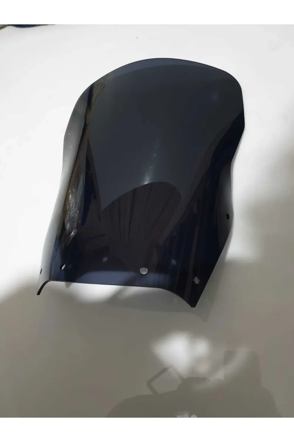 Kawasaki KLE 500 Ön Cam 1991-2004 Model 45cm Siyah Renkli 4mm UZU