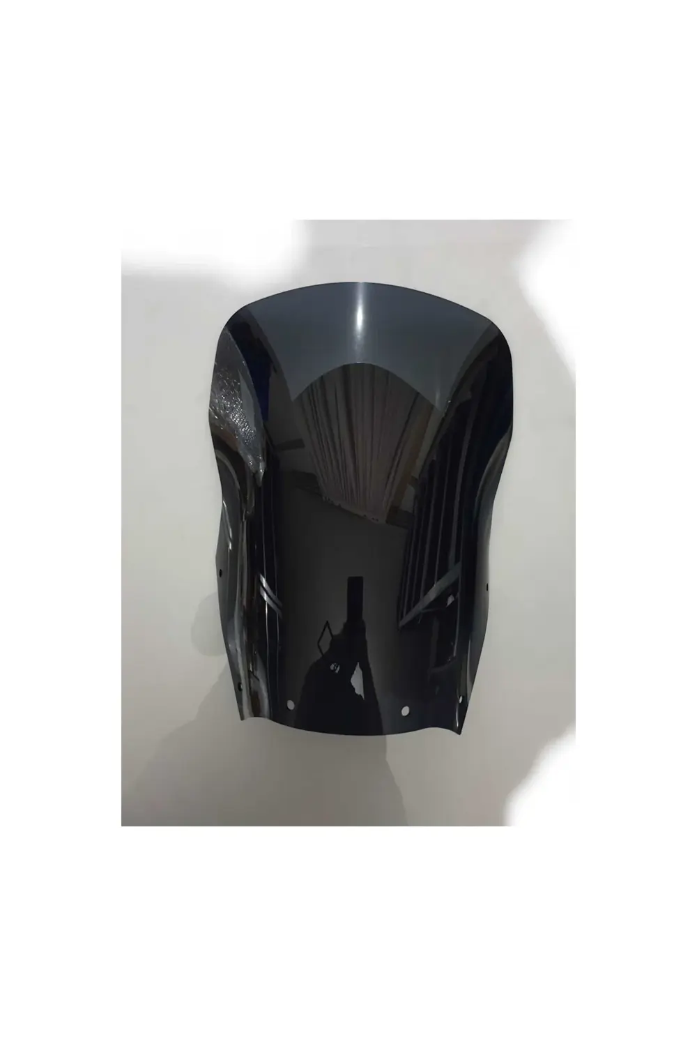 Kawasaki KLE 500 Ön Cam 1991-2004 Model 45cm Siyah Renkli 4mm UZU