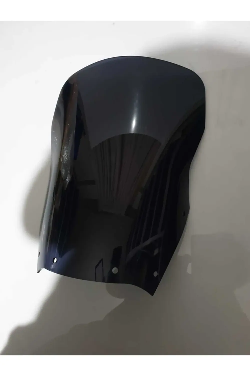 Kawasaki KLE 500 Ön Cam 1991-2004 Model 45cm Siyah Renkli 4mm UZU