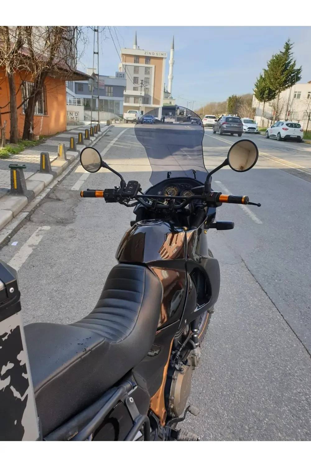 Kawasaki KLE 500 Ön Cam 2005-2008 Model 58cm Füme Renkli 4mm UZUN