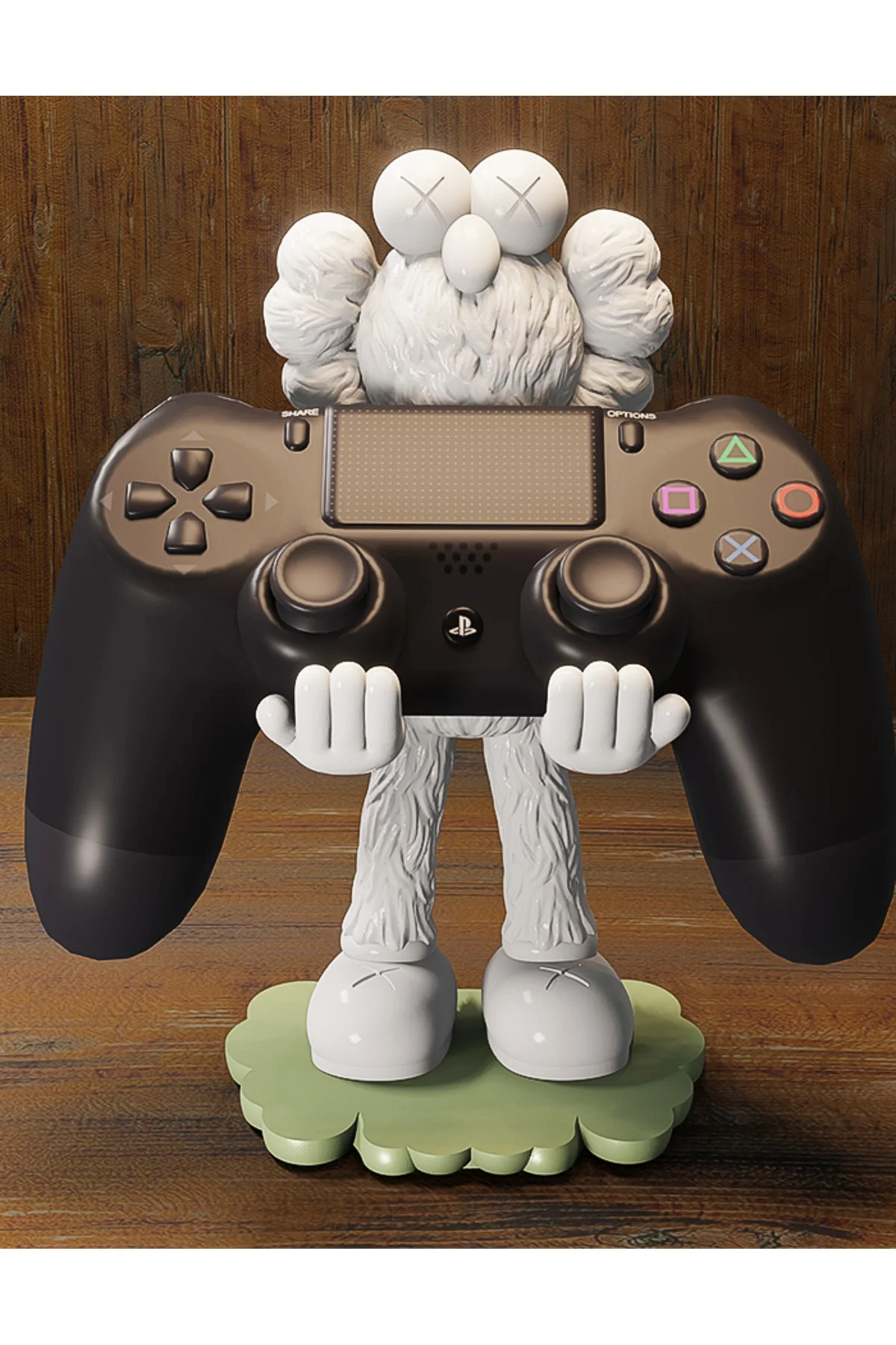 Kaws BFF Konsol Tutucu - Kaws BFF PS Kolu Xbox Kolu Tutucu Büyük Boy 20CM