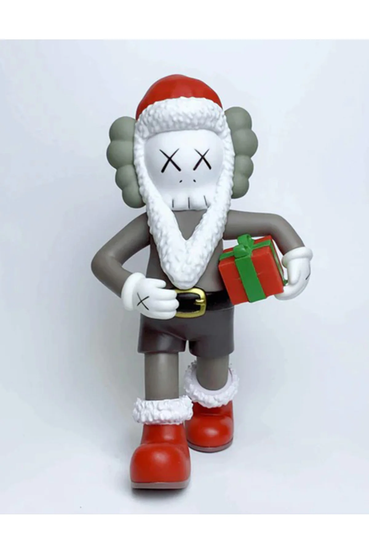 Kaws Noel Baba Figür Kaws Boyalı Figür Kaws Yılbaşı Dekoru Büyük Boy 20CM