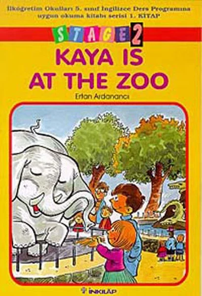 Kaya Is At The Zoo Stage 2 İlköğretim Okulları 5. Sınıf İngilizce Ders Programına Uygun Okuma Kitabı Fiyatı, Yorumları ve Özellikleri