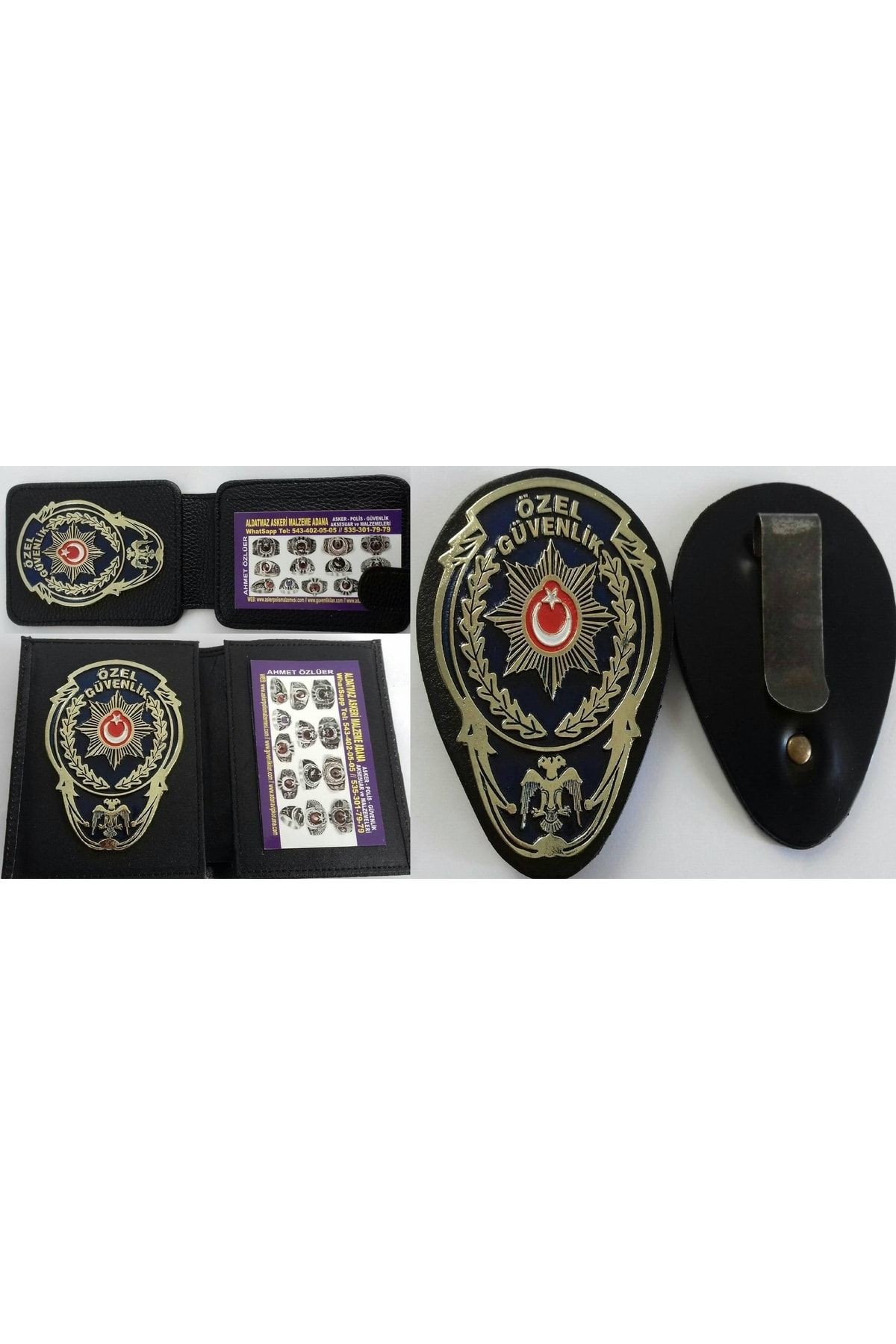 Kaydet Al,özel Güvenlik Cüzdanı 2adet Ve Özel Güvenlik Kemer Roze