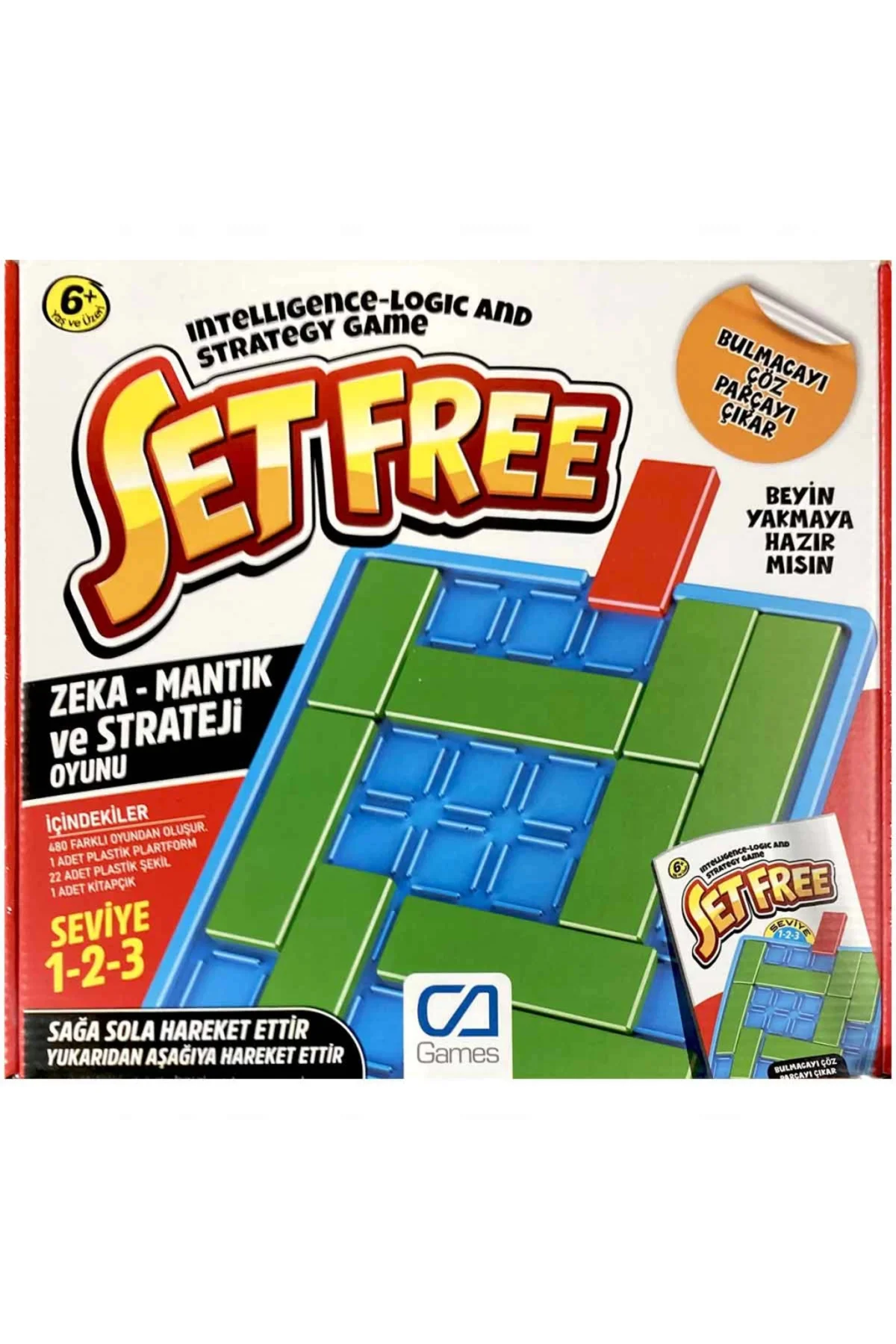 Kaydırmalı Puzzle Kutu Oyunu