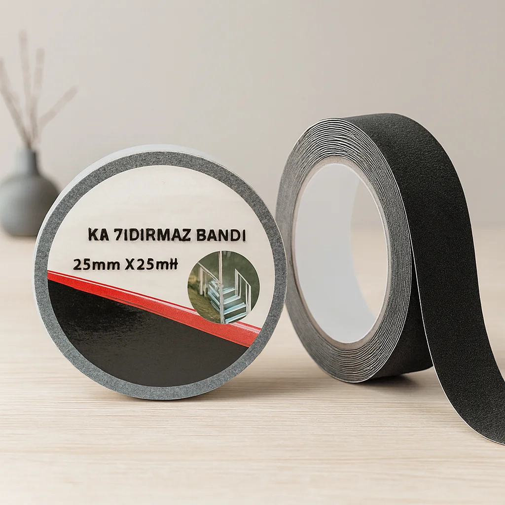 Kaydırmaz Bant 25mm x 25m Siyah Kaydırmaz Bant 25mm x 25m Siyah