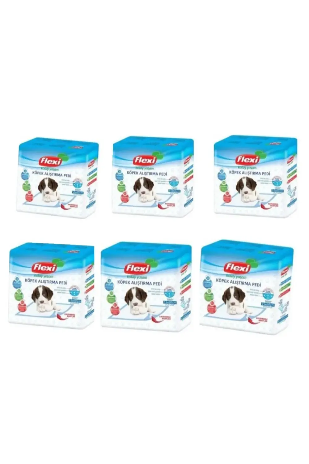 Kaydırmaz Bantlı Çiş Pedi 55*60 Cm 10 x 6 Adet