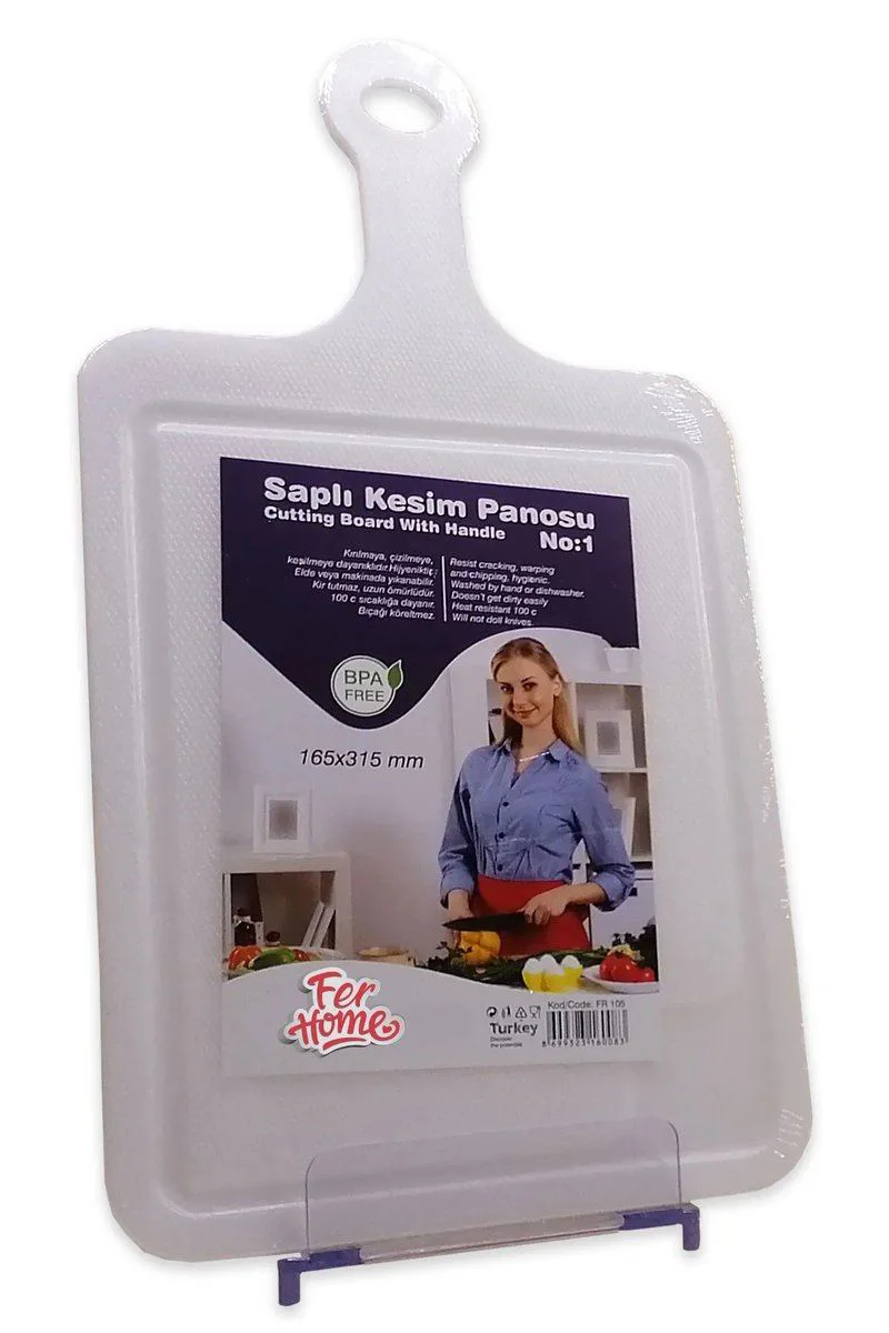Kaydırmaz Kesme Tahtası 165x315mm - Pratik Plastik Kesim ve Sunum Tahtası Fiyatı, Yorumları ve Özellikleri