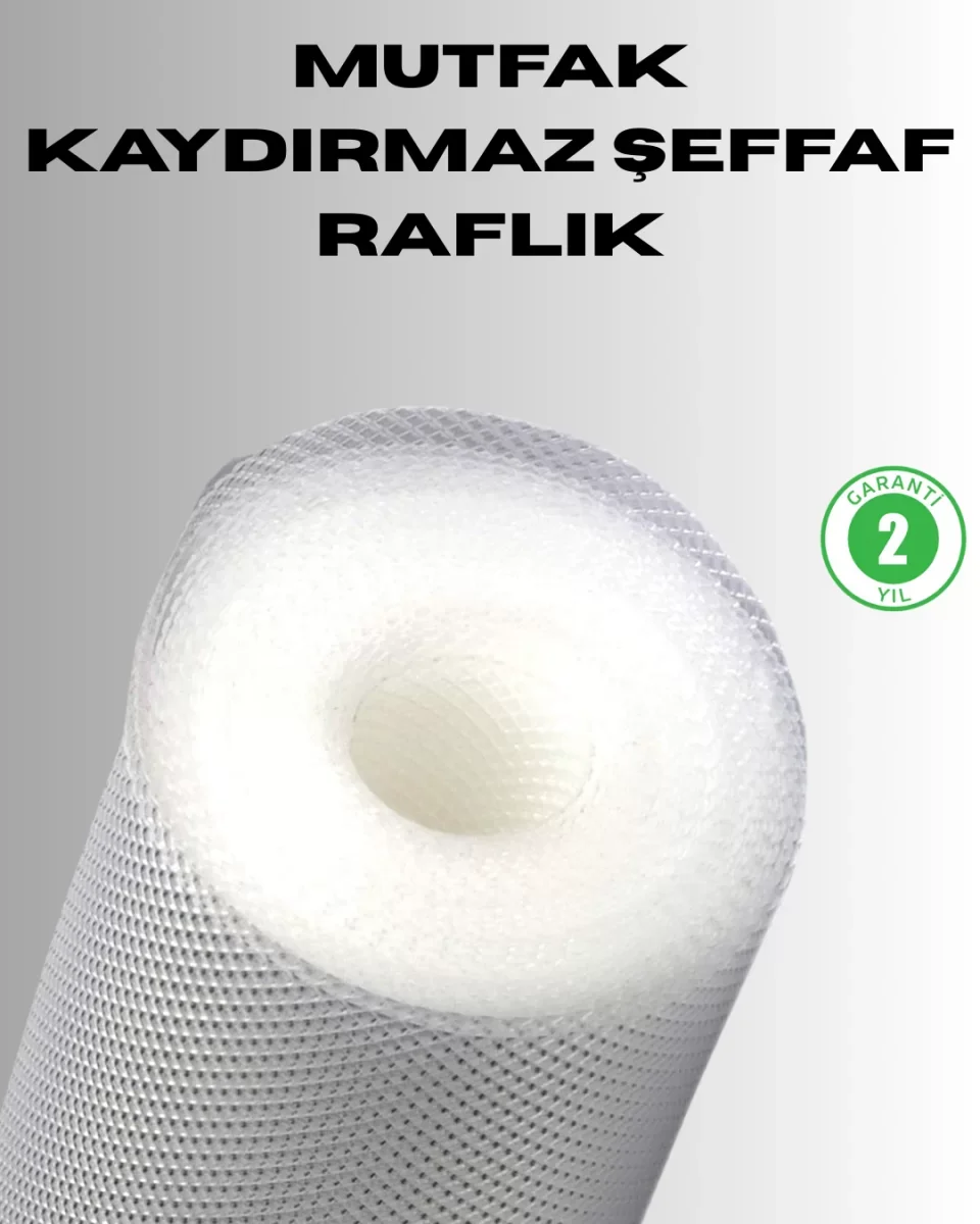 Kaydırmaz şeffaf raflık çekmece örtüsü 45x300 cm - Lisinya Fiyatı, Yorumları ve Özellikleri