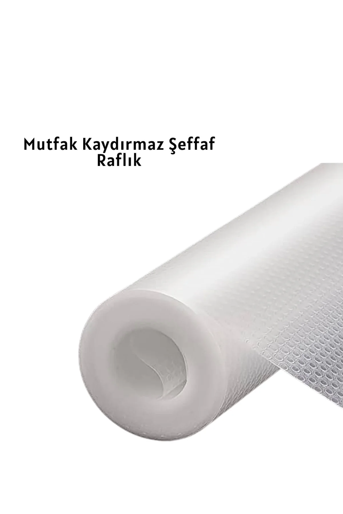kaydırmaz şeffaf raflık